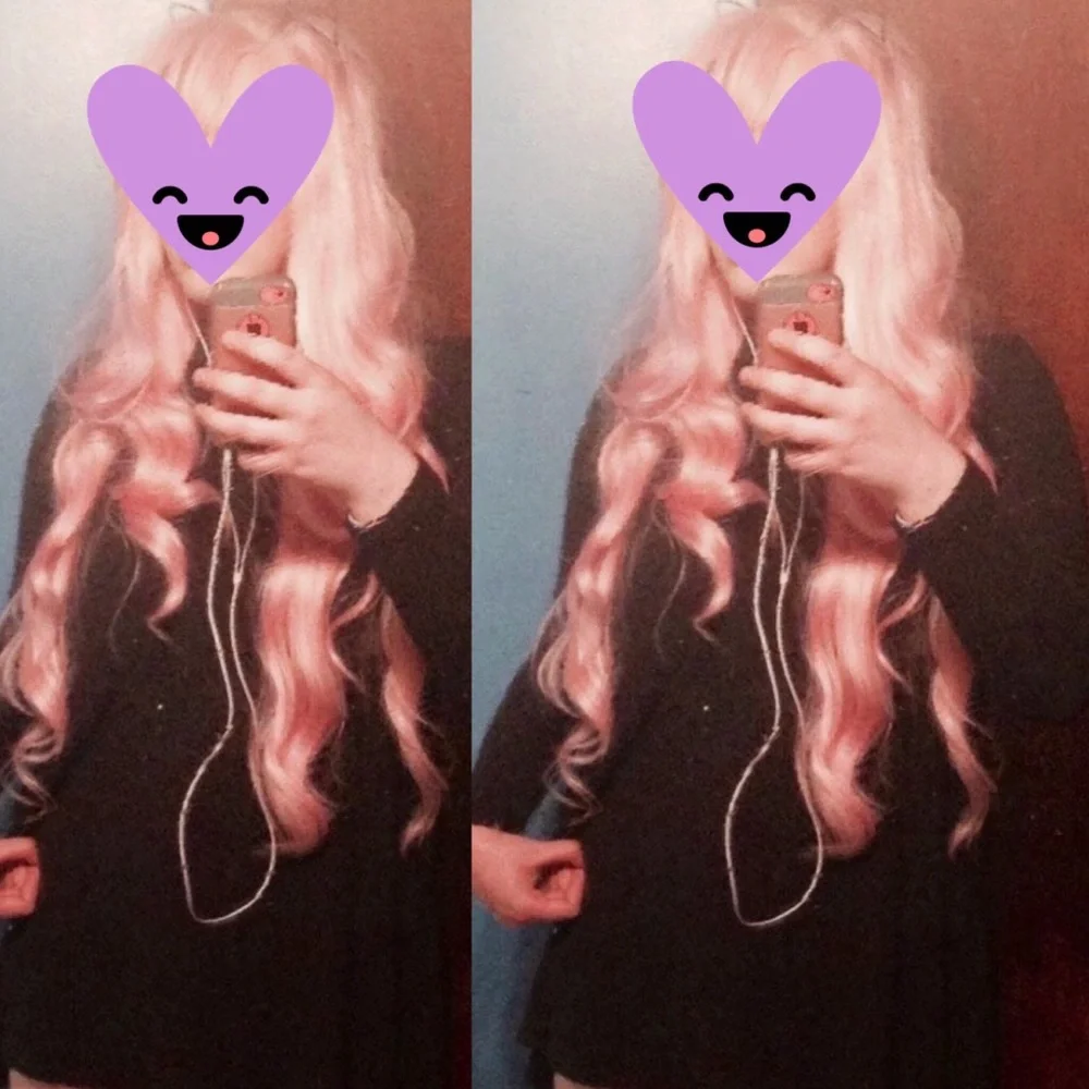 💖MIA COTTON CANDY PINK 🍬26” Lace Front Wig *NWT*